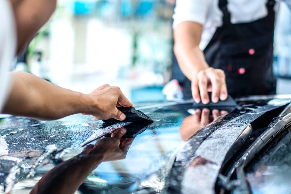 Two,Detailing,Film,Paint,Protection,Men,Specialist,Cleaning,And,Wrapping